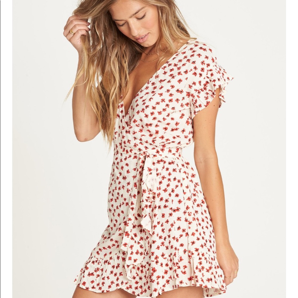 Billabong Wrap Dress Size Medium